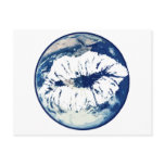 Earth Lips Kiss the Earth postcards