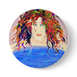 Earth Mother Art Pin