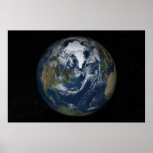Earth North Polar View 78x52 (60x40) Posters