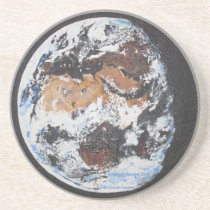 Earth Our Home Beverage Coasters