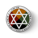 Earth Pentacle of the Golden Dawn Pin buttons