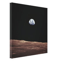 Earth Rise from Lunar Surface
