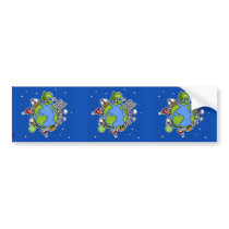 earth scrapbook sticker bumper stickers