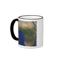 Earth showing landcover over Africa Mug