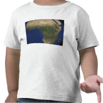 Earth showing landcover over Africa Shirts
