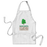Earth, The Only Planet With Chocolate aprons