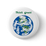 Earth, Think green! buttons