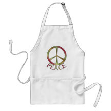 Earth Tone Peace Aprons