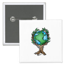 earth tree button