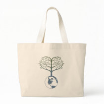 Earth Tree Heart Bag