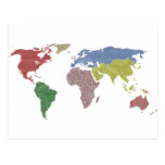 earth world cloth postcards