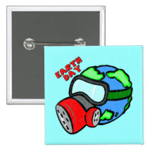 Earthday Shirts and Gifts Pinback Button