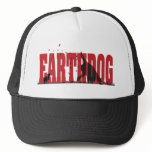 Earthdog Black/Red silhouette Trucker Hats