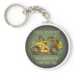 Earthmover Scraper Operator Quote Key Chain keychains