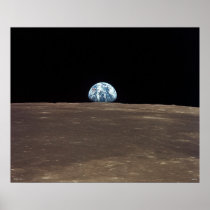 Earthrise - Apollo 11 Posters