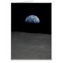 Earthrise Famous Image from the Moon Card