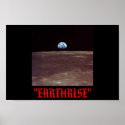EARTHRISE OVER LUNA! posters