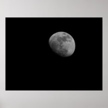 Earth's Satellite Poster