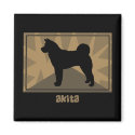 Earthy Akita Gifts magnets