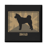 Earthy Akita Gifts magnets