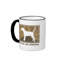 Earthy Black and Tan Coonhound Gifts Coffee Mug