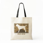 Earthy Border Terrier Tote Bag