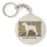 Earthy Brittany Spaniel Gifts Key Chains