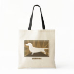 Earthy Dachshund Bag