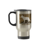 Earthy German Shepherd Travel Mug