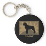 Earthy Rottweiler Keychain
