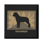 Earthy Rottweiler Magnet