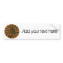 Earthy Semiquaver - 16th note music symbol Bumper Stickers