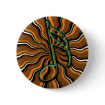 Earthy Semiquaver - 16th note music symbol Pin