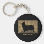 Earthy Silky Terrier Key Chains