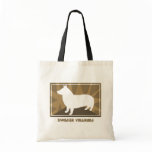 Earthy Swedish Vallhund Canvas Bag