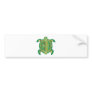 Earthy-Turtle Bumper Stickers