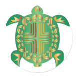Earthy-Turtle Stickers