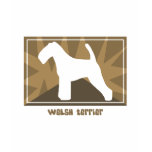 Earthy Welsh Terrier t-shirts