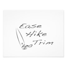 Ease Hike Trim Custom Invitations