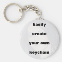Easily create your keychain. Remove the big text!