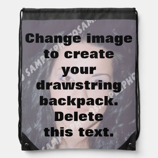 easily create your own custom drawstring backpack zazzle easily create your own custom drawstring backpack zazzle