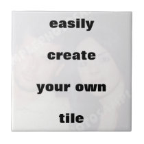 Easily create your own tile Remove the big text!