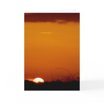East Angila Sunset Greeting Card
