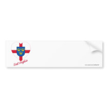 East Anglia Flag Heart with Name