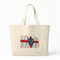 East Anglia Waving Flag Tote Bags