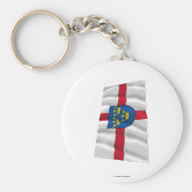 East Anglia Waving Flag Keychains