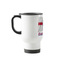 East Anglia Waving Flag with Name Coffee Mug