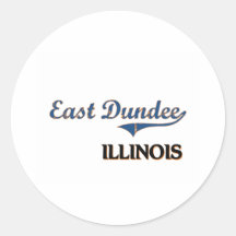 East Dundee Illinois City Classic Stickers