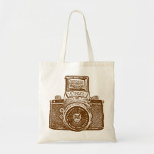 East German Camera - Brown Canvas Bags