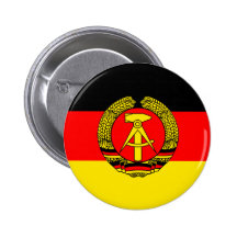 East Germany Flag Button